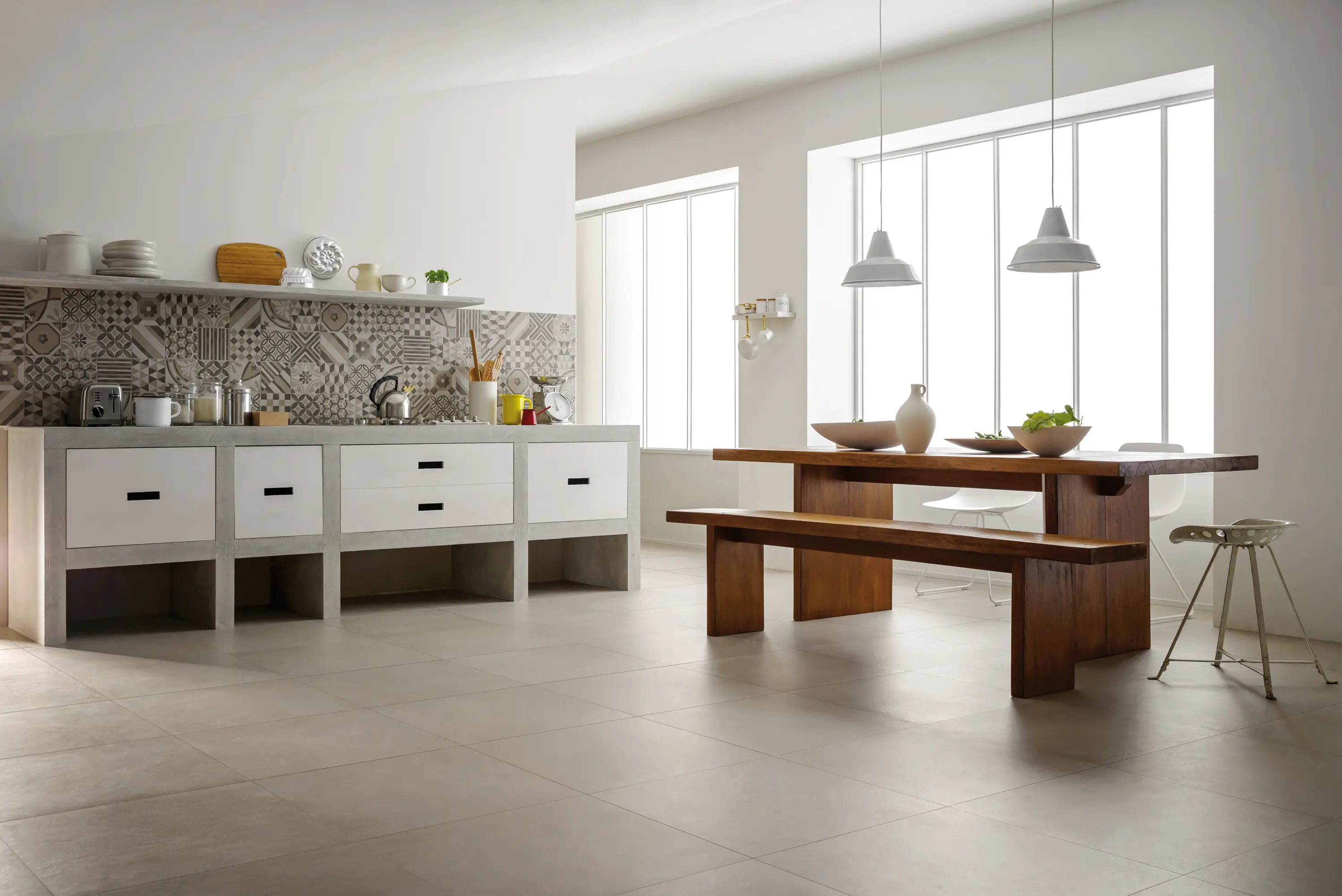 Marazzi Group - Block Decoro Mix White/Greige/Mocha