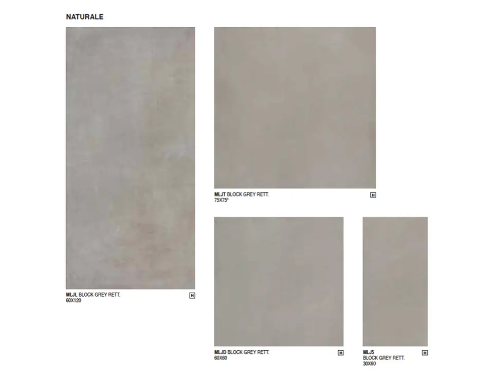 Marazzi Group - Block Naturale Grey