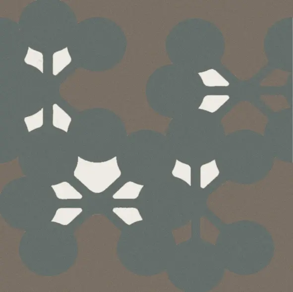 Ceramiche Mutina - Azulej flores nero