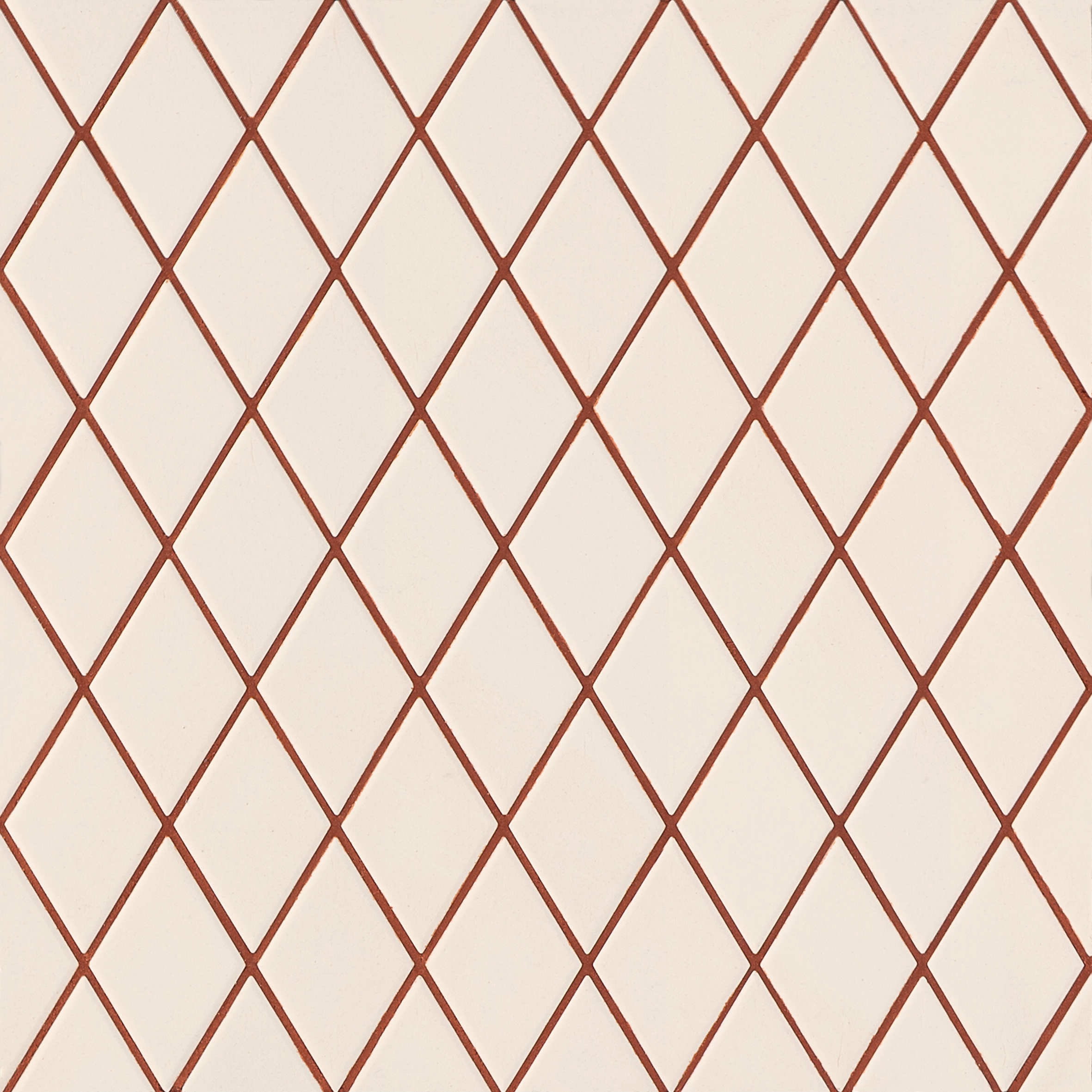 Produkt Rombini losange white red des Herstellers Ceramiche Mutina anzeigen
