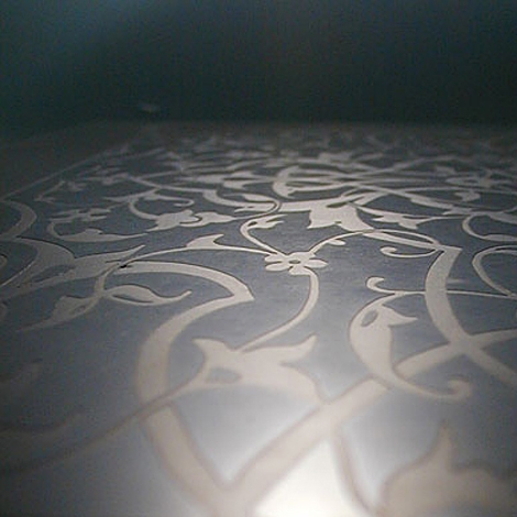 Display product ornamental concrete from manufacturer OGGI Beton