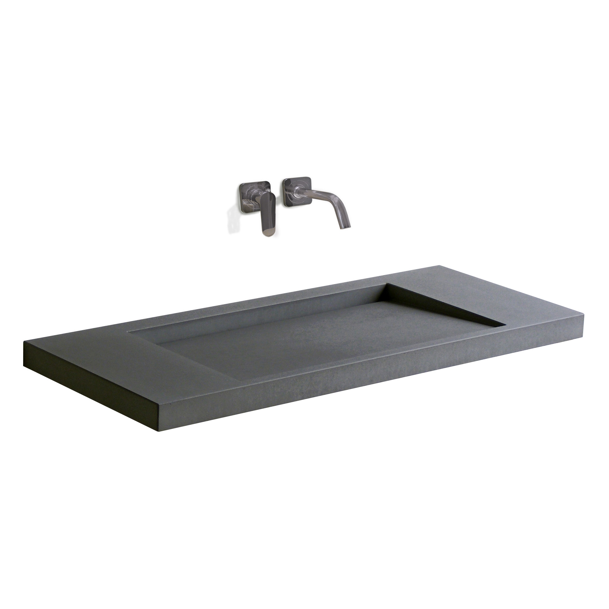 Display product Mitsuio concrete washbasin from manufacturer OGGI Beton