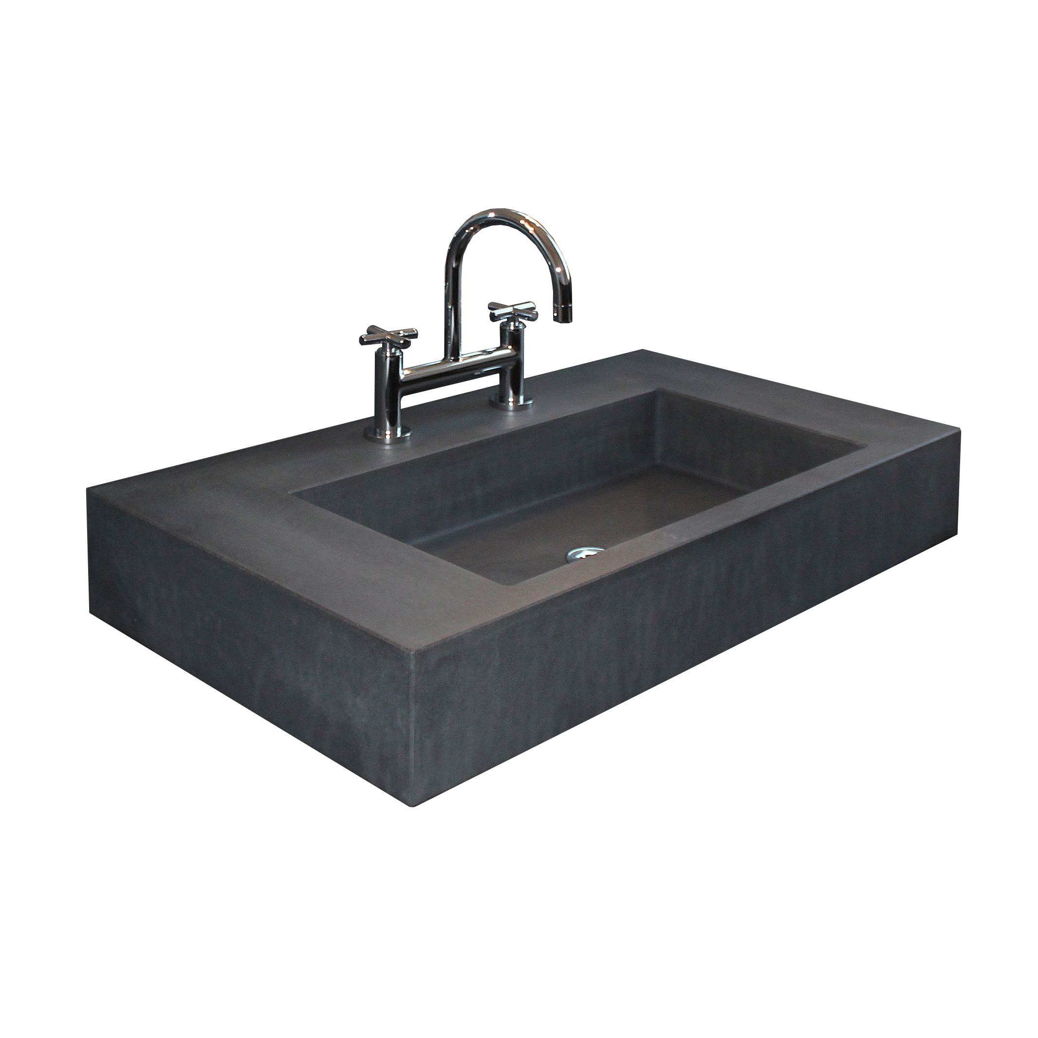 Display product Nakata concrete washbasin from manufacturer OGGI Beton