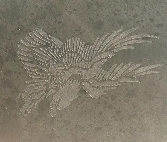 OGGI Beton - ornamental concrete etched