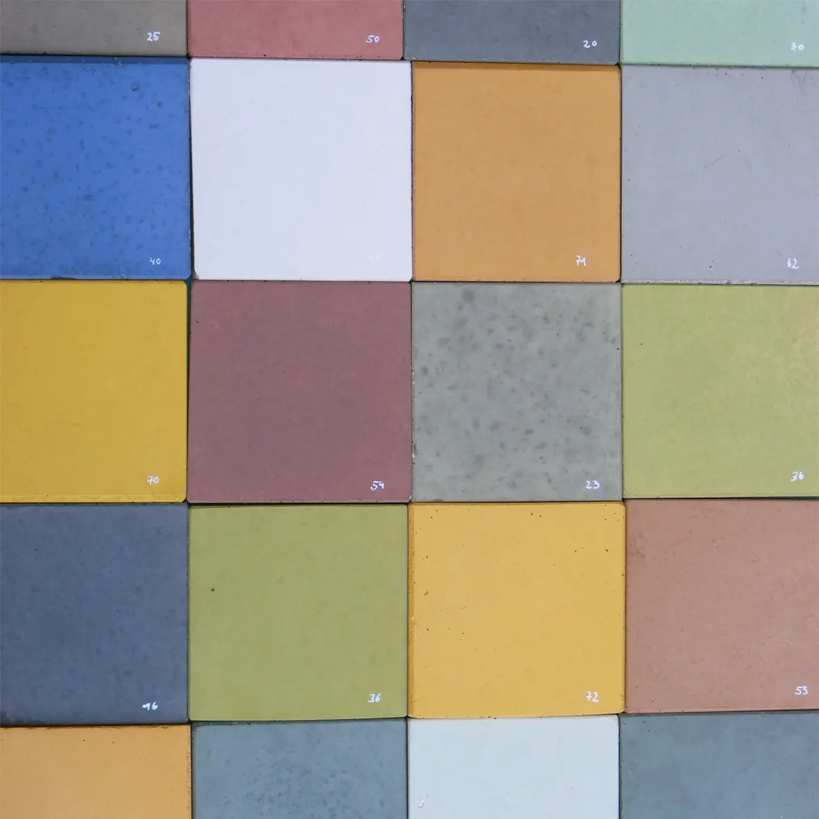 OGGI Beton - bunte Farben