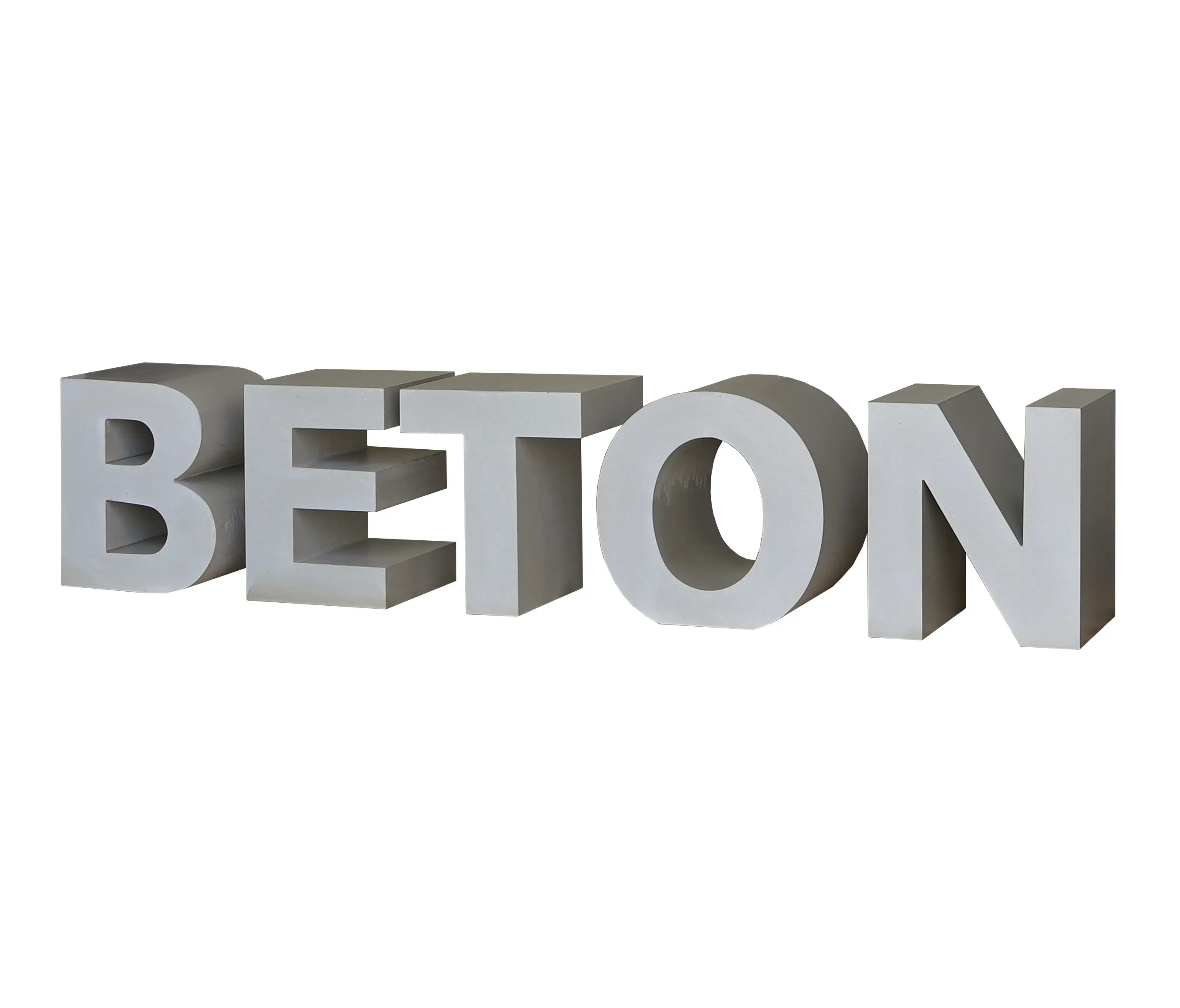 OGGI Beton - Concrete letters