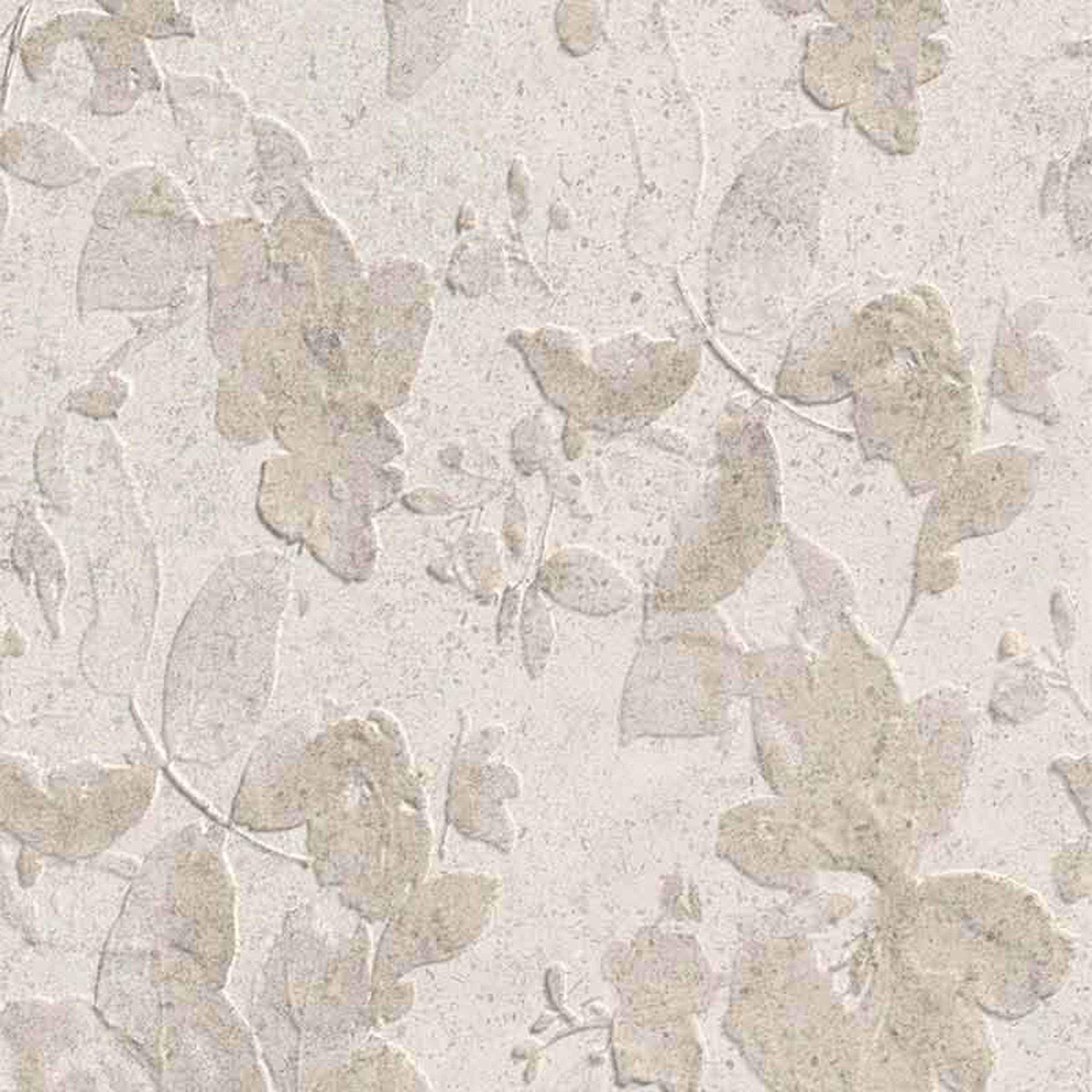 Arte Calcario Beige Floral Decor 40x120