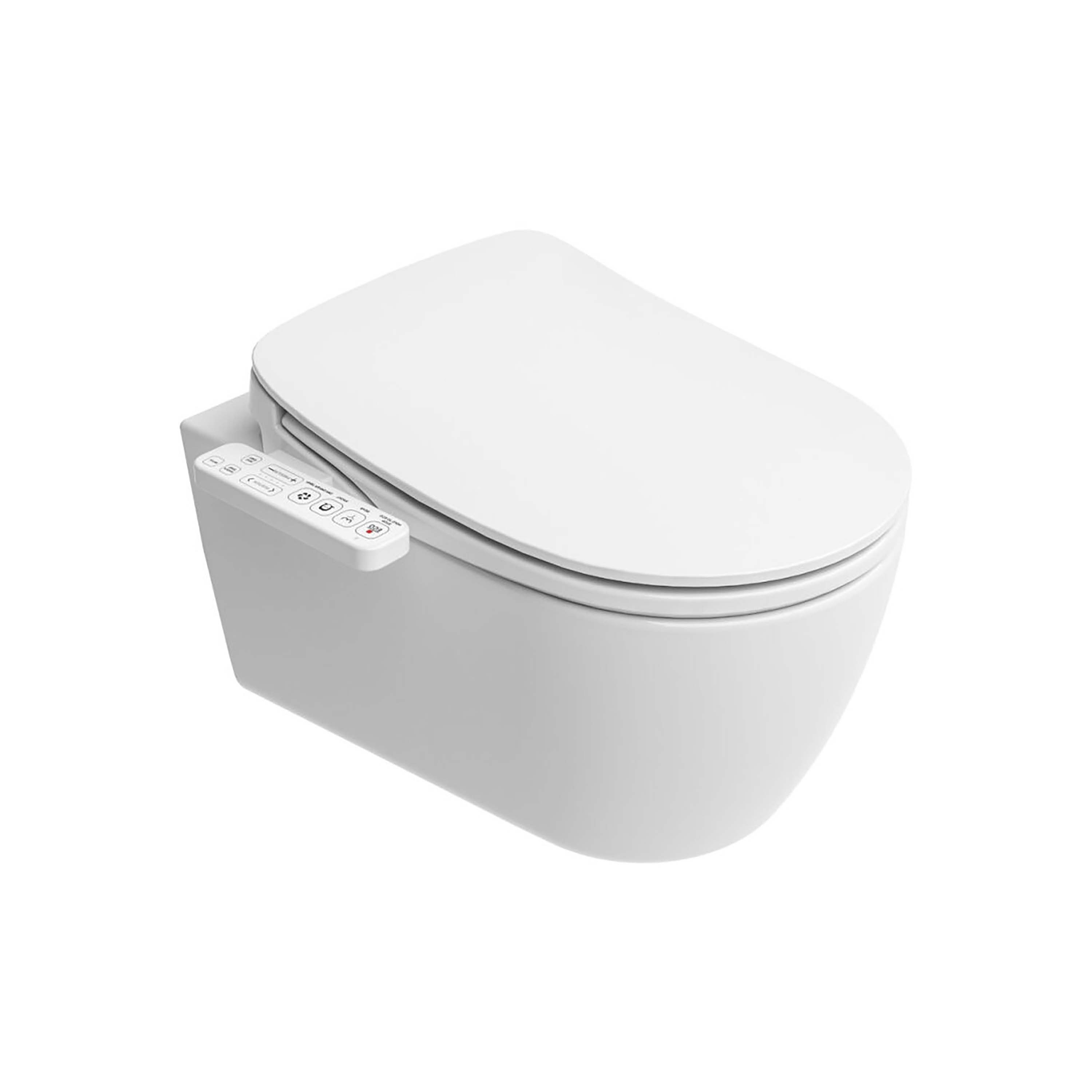 Vertoon produk Dove 2.0 Smart Rimless Wallhung WC With Bidet Function + Smartx Smart Cover van vervaardiger Kaleseramik