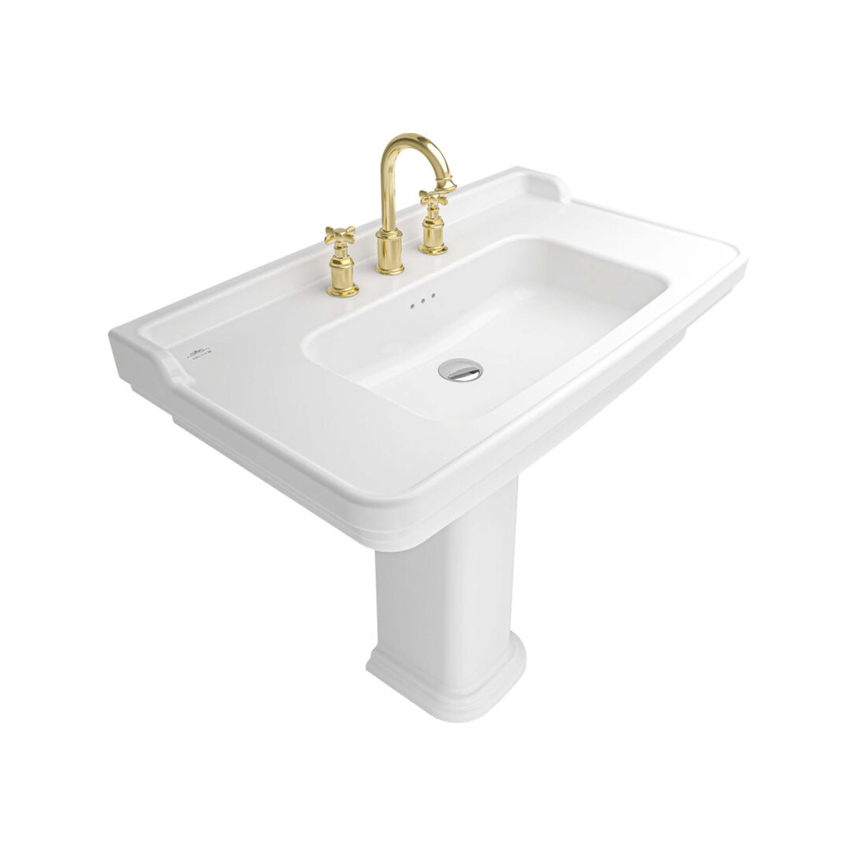 Produkt Petra Shelf Washbasin 90x50cm With 3 Tap Holes des Herstellers Kaleseramik anzeigen