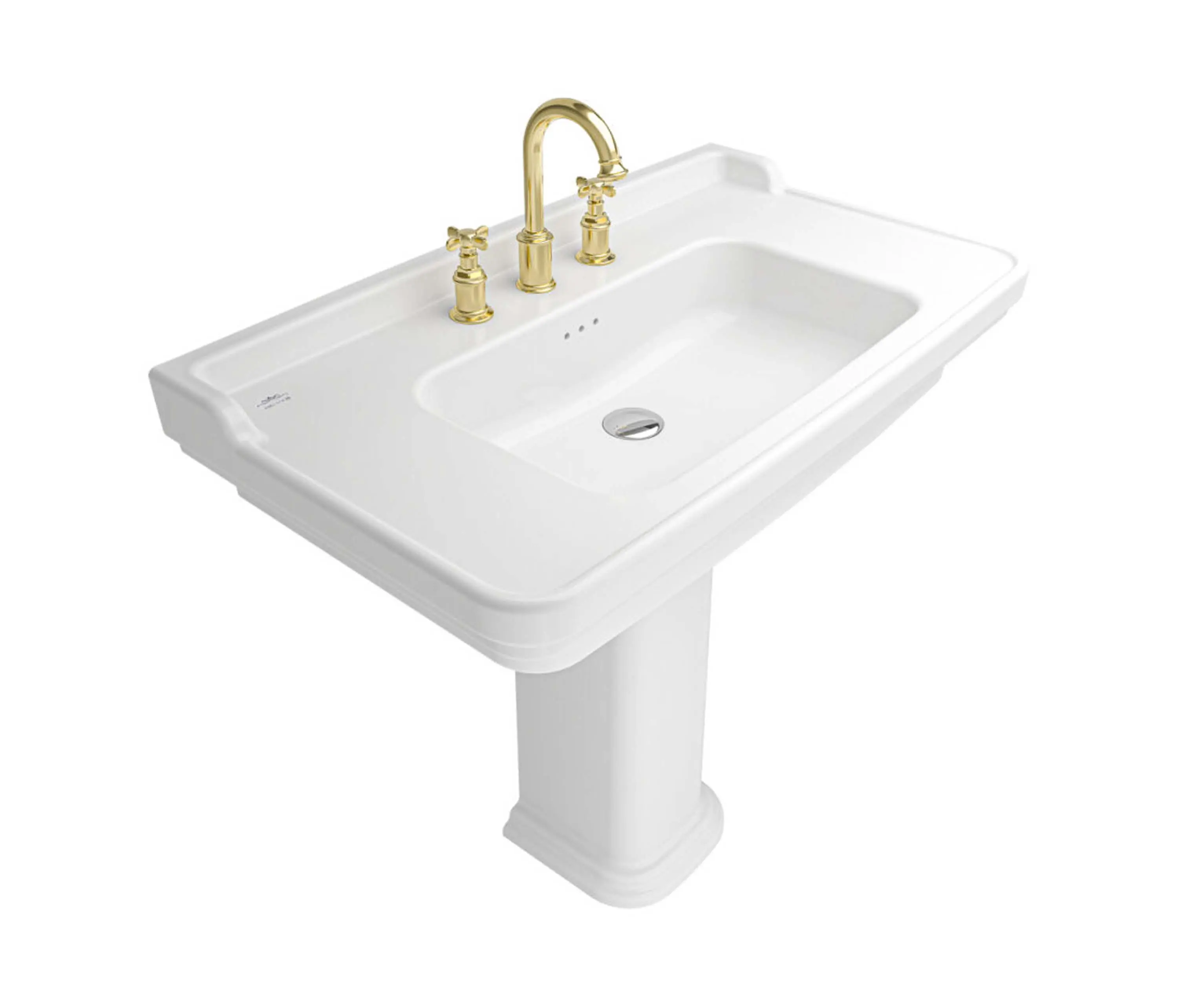 Kaleseramik - Petra Shelf Washbasin 90x50cm With 3 Tap Holes