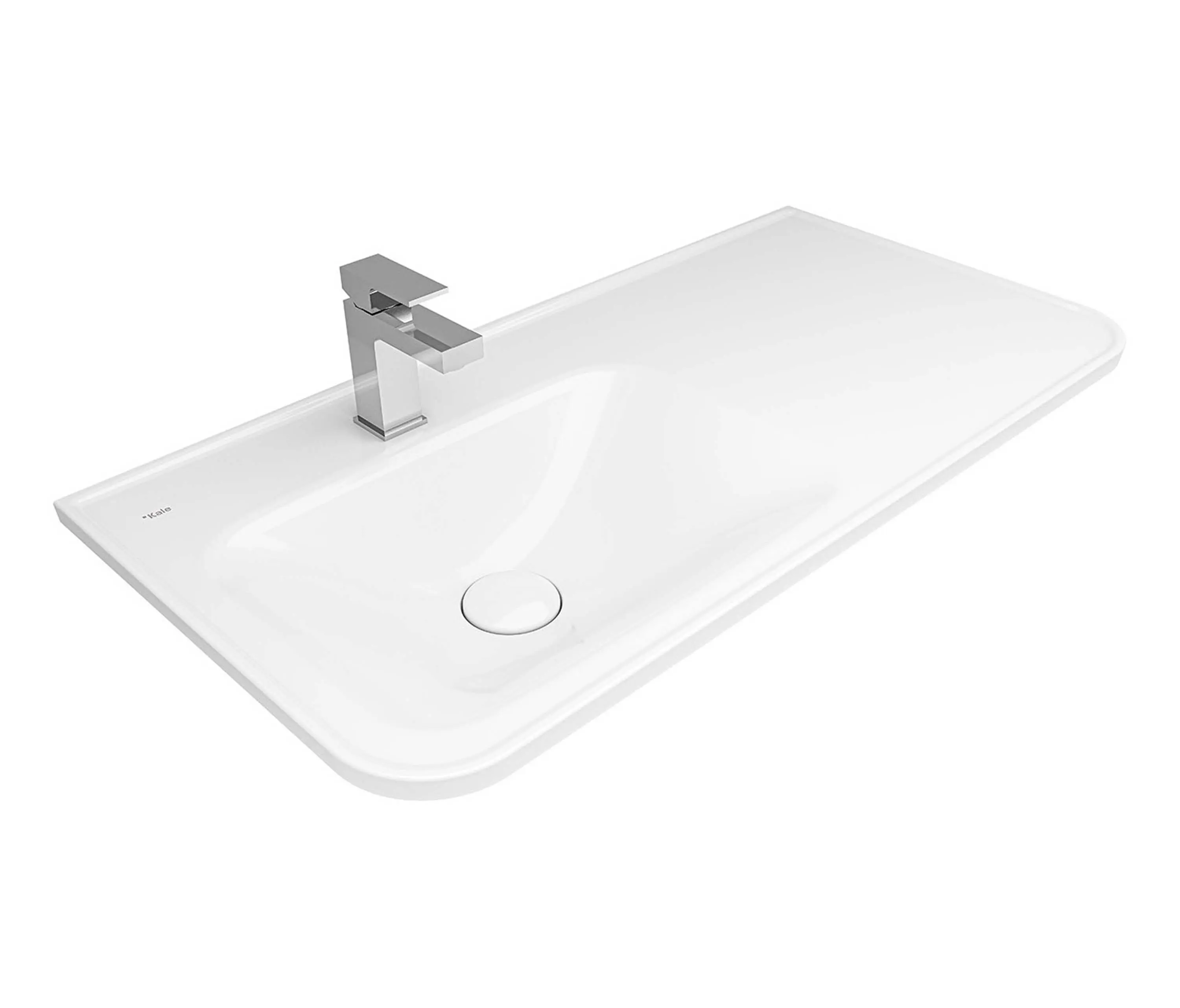 Kaleseramik - Fold Pro Right Shelf Washbasin 100X50