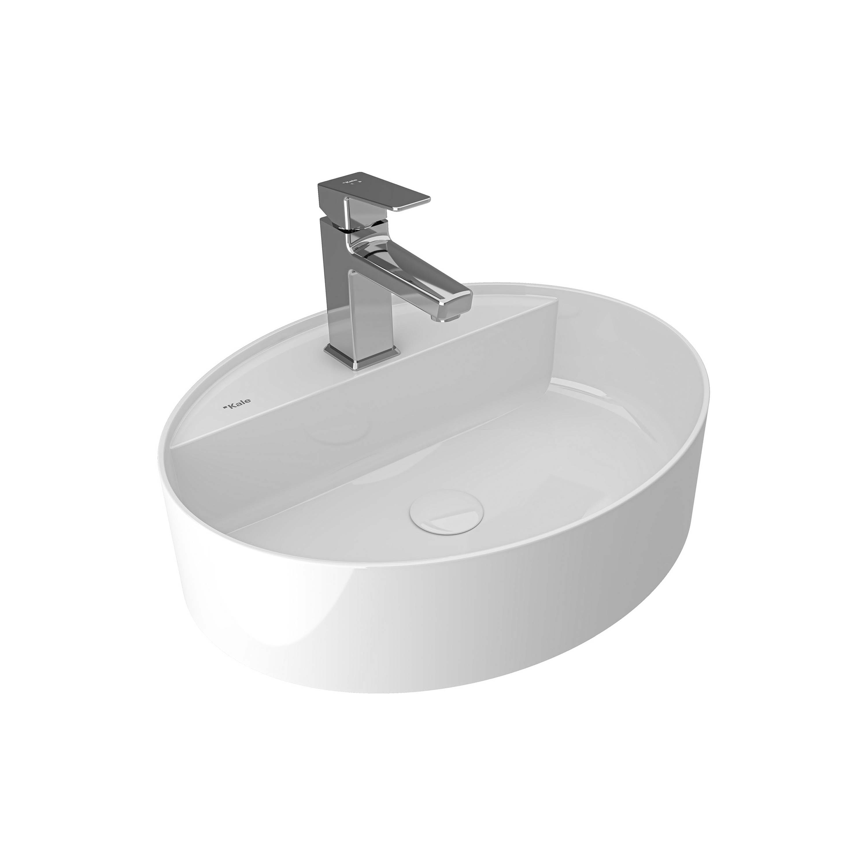 Display product Smartedge Oval Washbasin 40X50 from manufacturer Kaleseramik