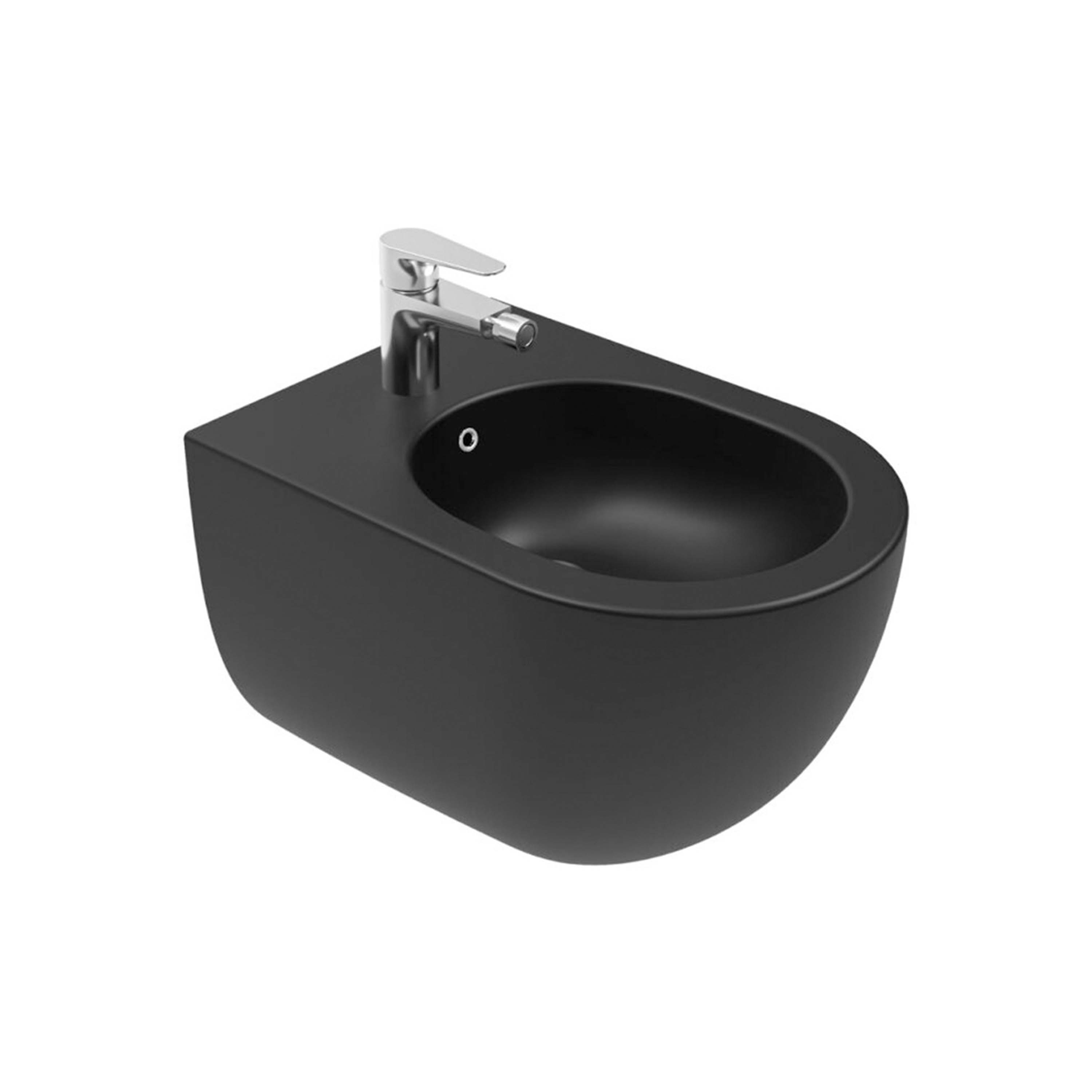 Vertoon produk Zero Wallhung Bidet Matte Black van vervaardiger Kaleseramik