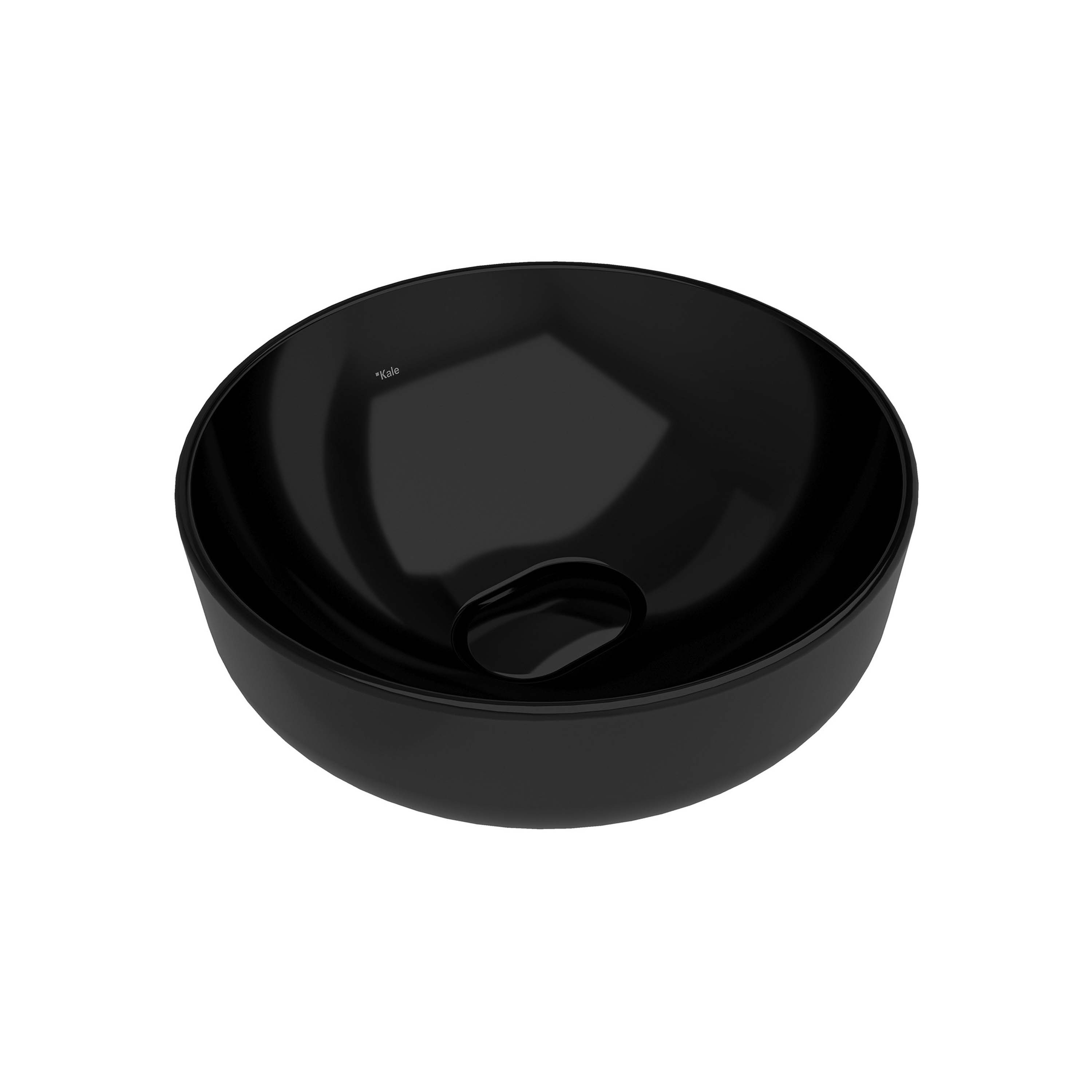 Zero 2.0 Round Bowl Washbasin Black 40X40 cm
