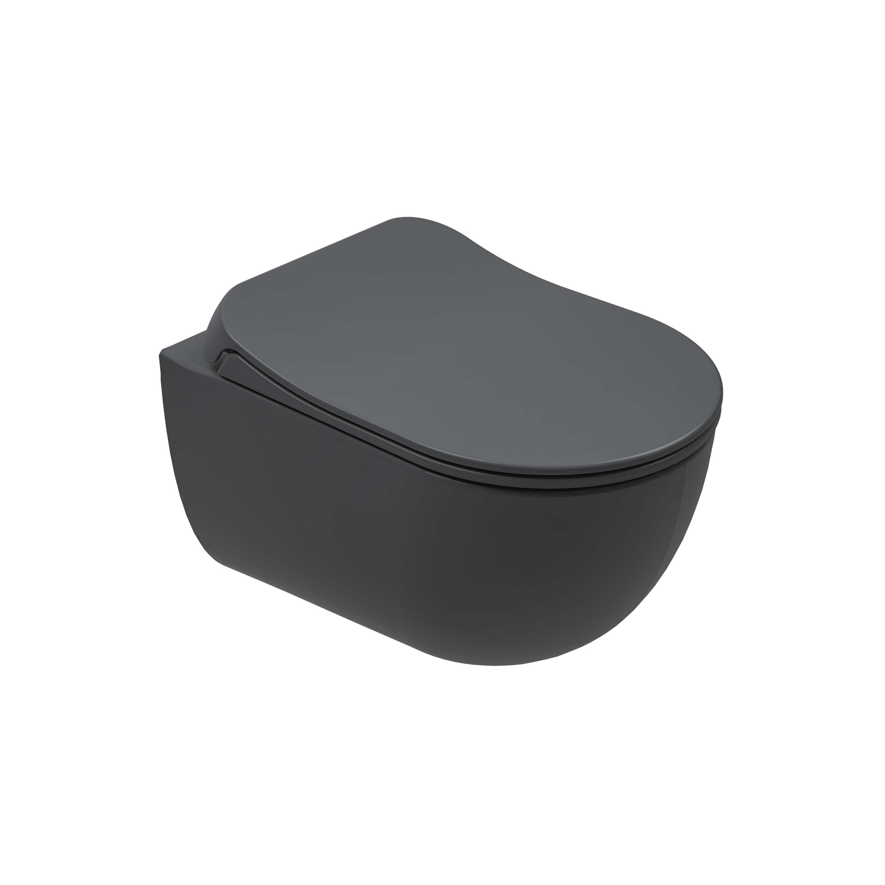Zero 2.0 Smart Wall Hung WC + Ultra Slim Seat Matte Anthracite Grey