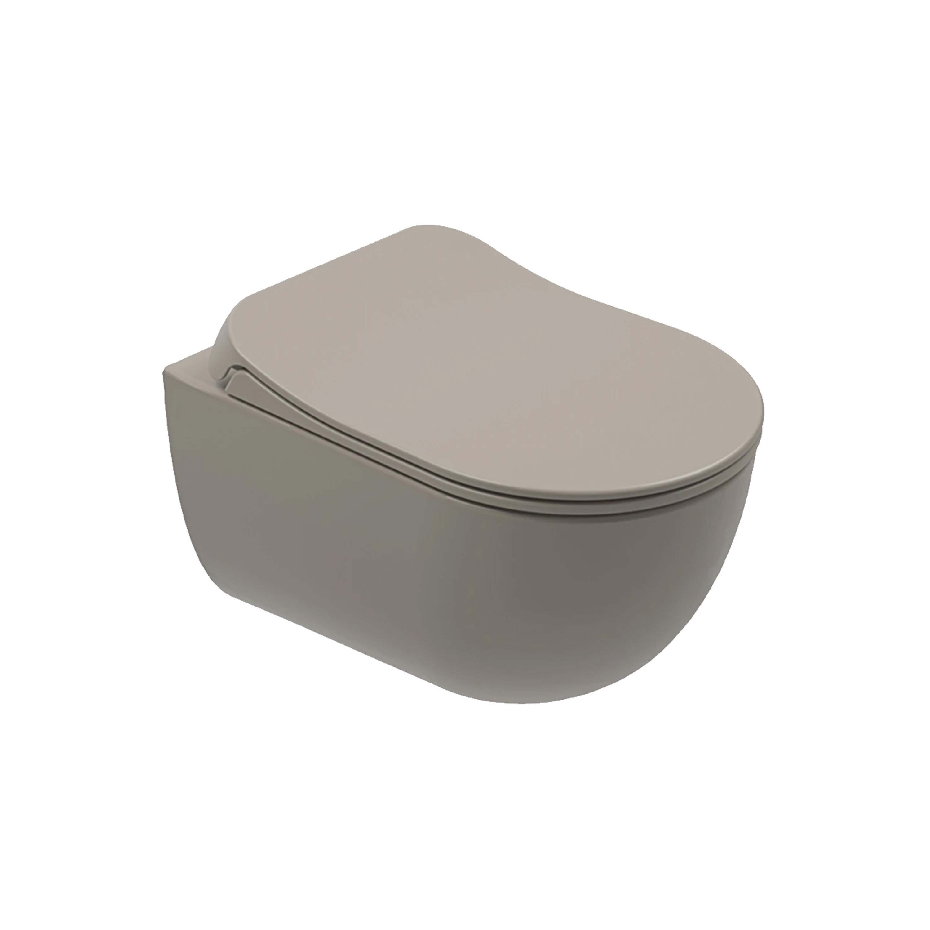 Zero 2.0 Smart Wall Hung WC + Ultra Slim Seat Matte Mink