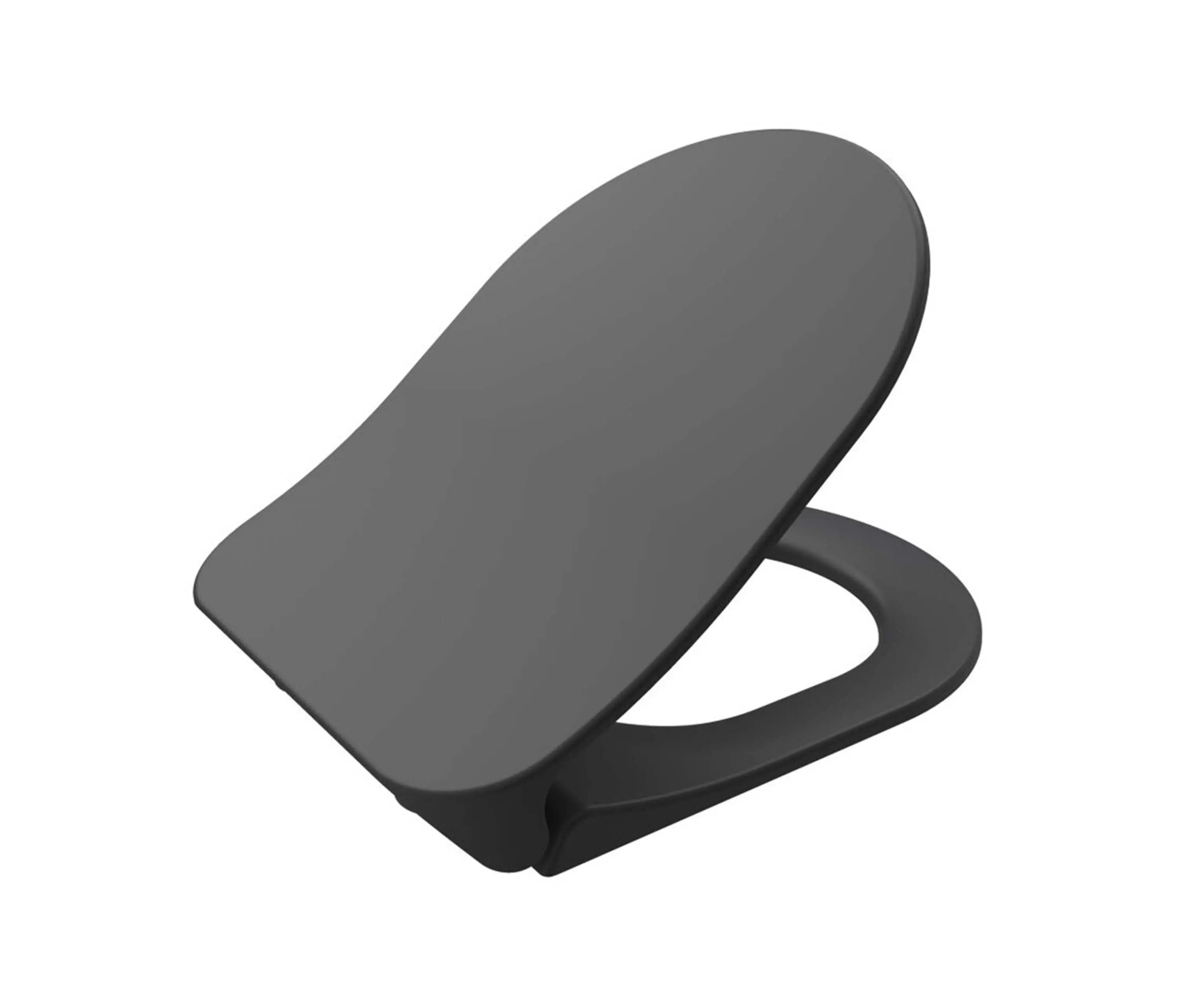 Kaleseramik - Zero 2.0 - Dove 2.0 Ultra Slim Seat Matte Anthracite Grey