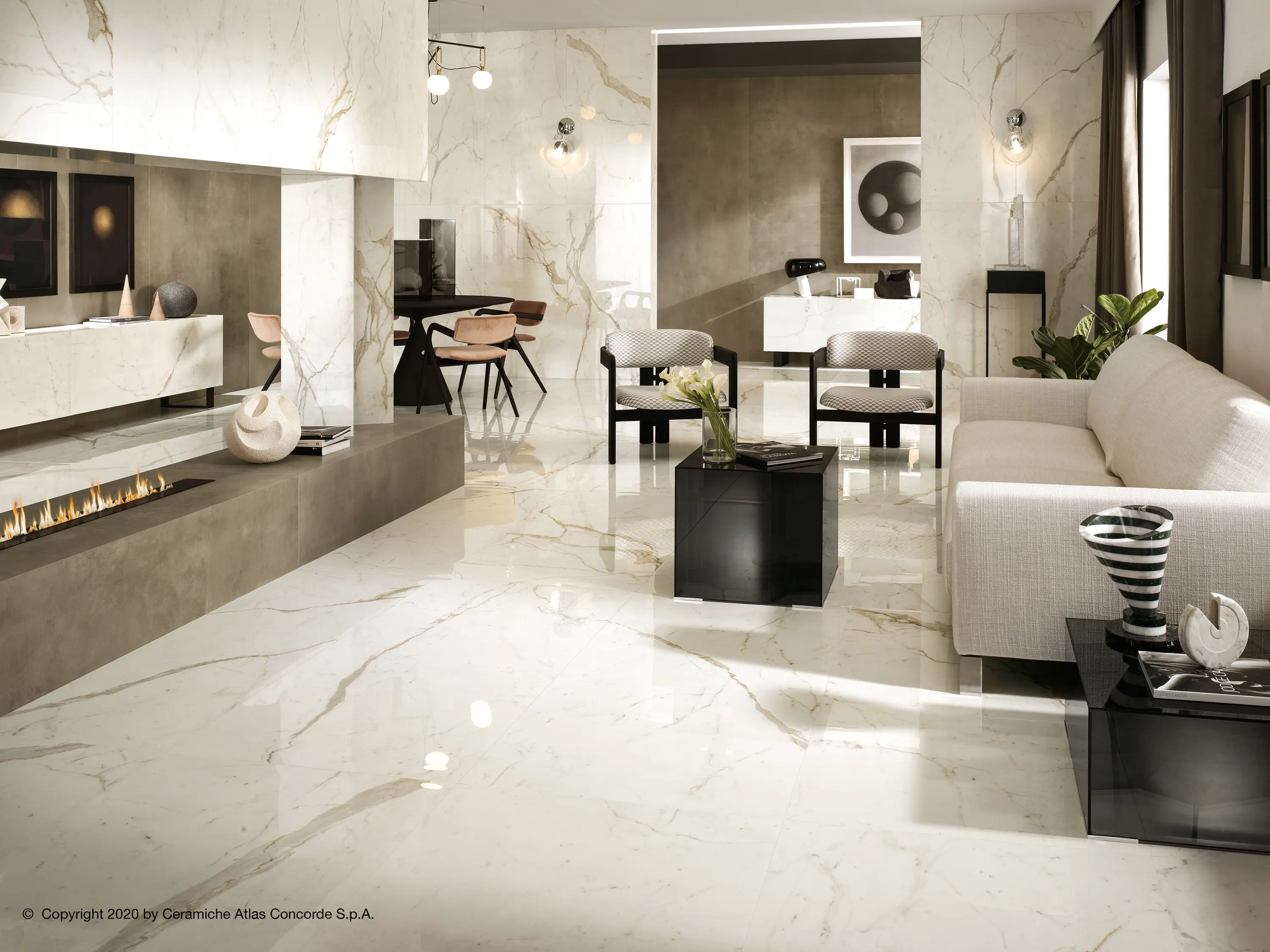 Atlas Concorde - Marvel Shine Calacatta Imperiale Twist 30,5x30,5 Shiny