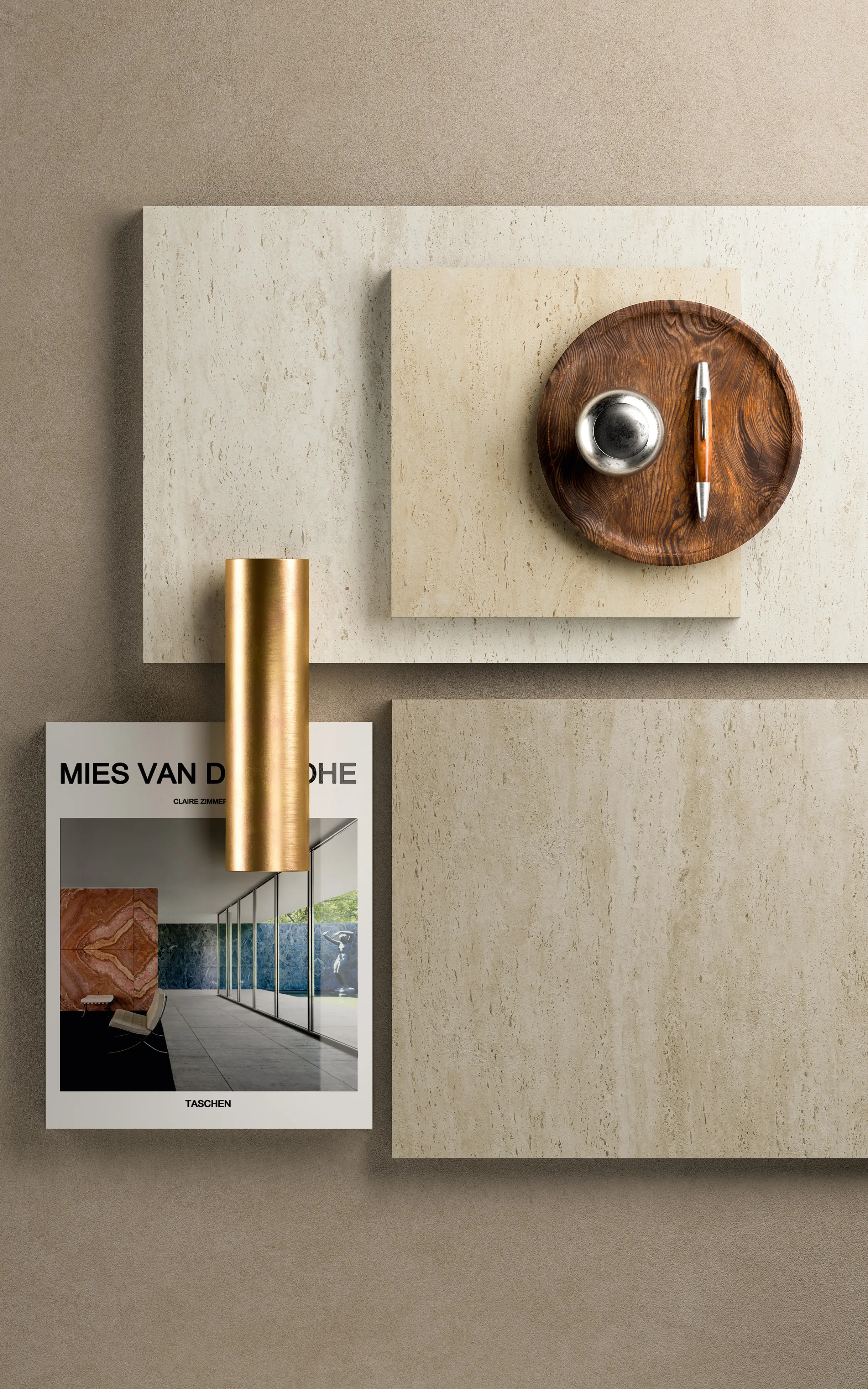 Atlas Concorde - Marvel Travertine White Cross Chiselled Urban Grid