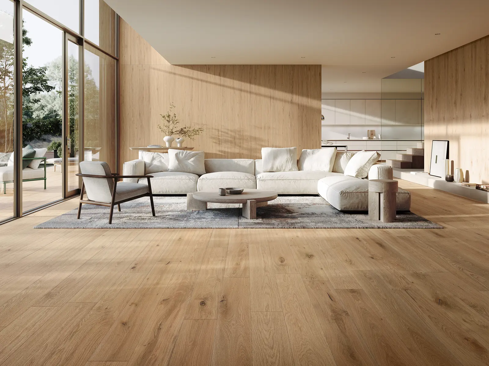 LOG AMBER OAK FOREST 20X120 MATT - Ceramic tiles from Atlas