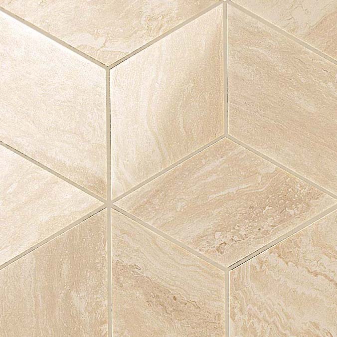 Marvel Pro Travertino Alabastrino Mosaico Esagono