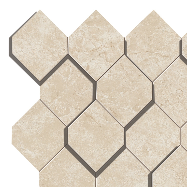 Marvel Stone cream esagono 3D
