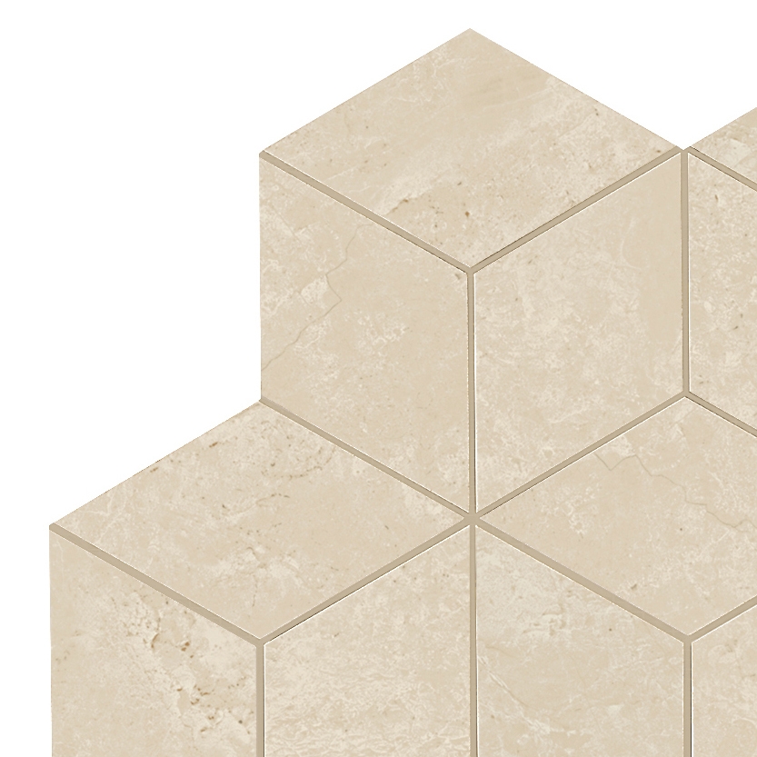Mostra il prodotto Marvel Stone mosaico esagono cream lappato del produttore Atlas Concorde