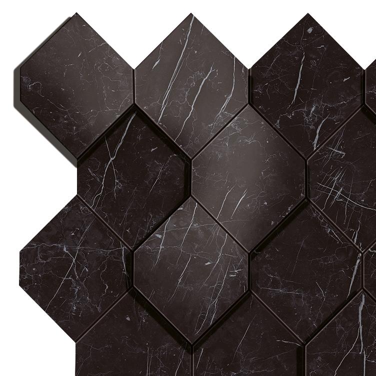 Marvel Stone nero esagono