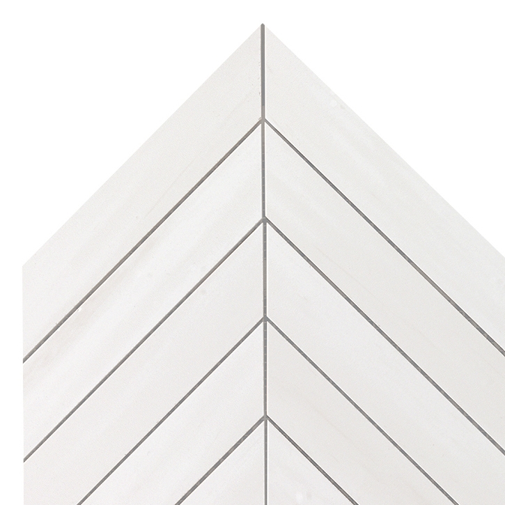 Marvel Stone chevron Wall bianco dolomite