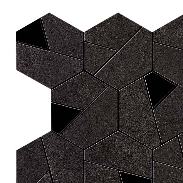 Boost Tarmac Mosaico Hex Black