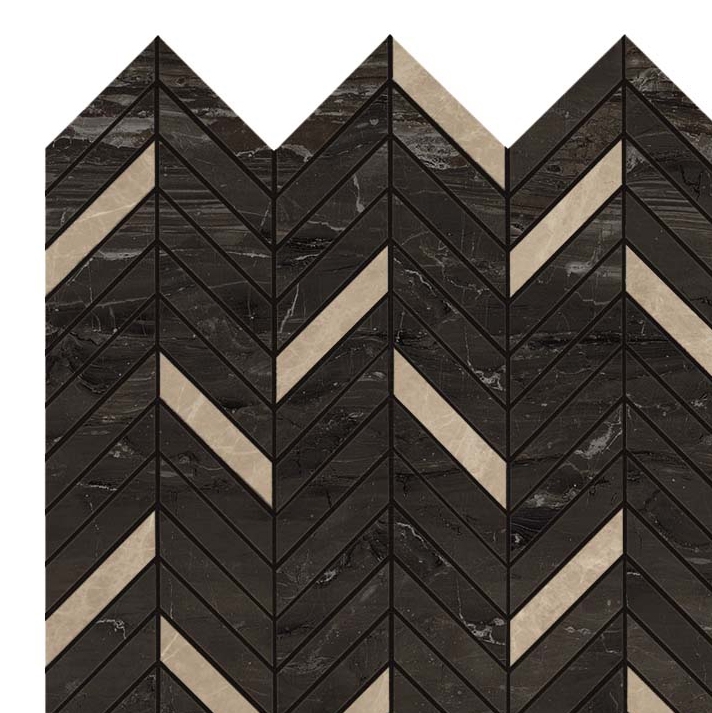 Display product Marvel Absolute Brown Mosaico Twill Lappato from manufacturer Atlas Concorde