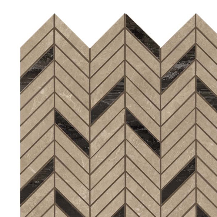 Marvel Elegant Sable Mosaico Twill Lappato