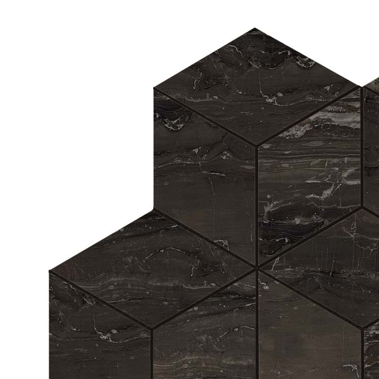 Display product Marvel Absolute Brown Mosaico Esagono Lappato from manufacturer Atlas Concorde