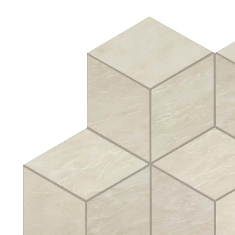 Marvel Imperial White Mosaico Esagono Lappato
