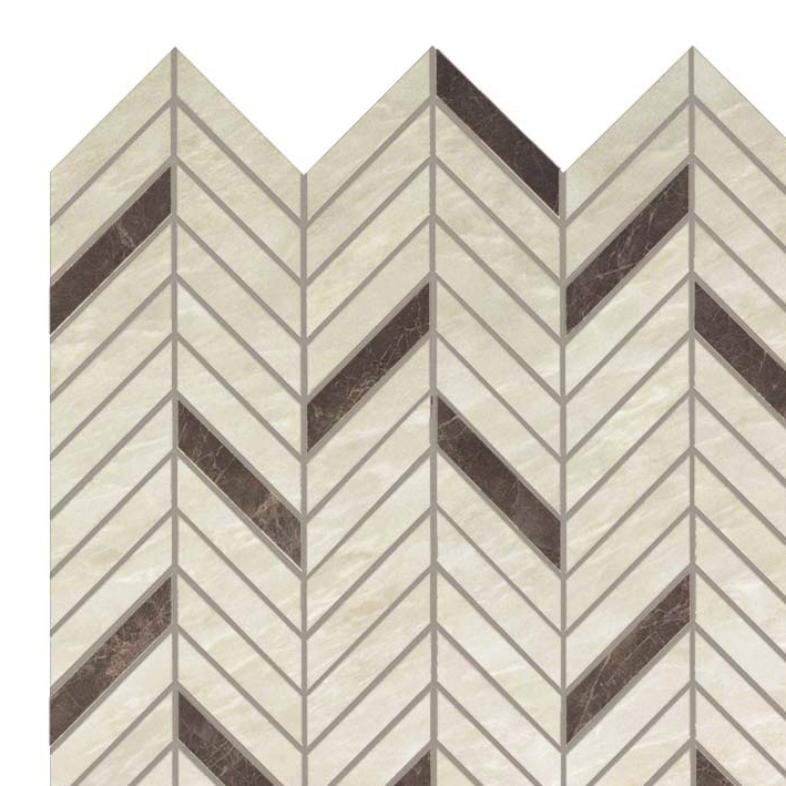 Marvel Imperial White Mosaico Twill Lappato
