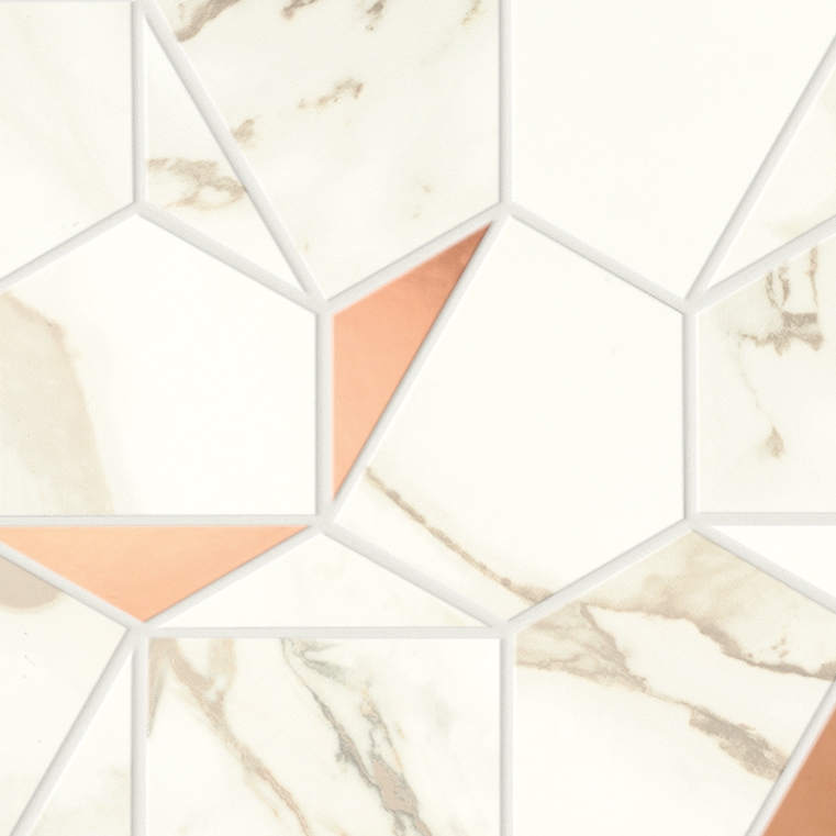 Marvel Shine Calacatta Imperiale Gold Hex 25,1x29