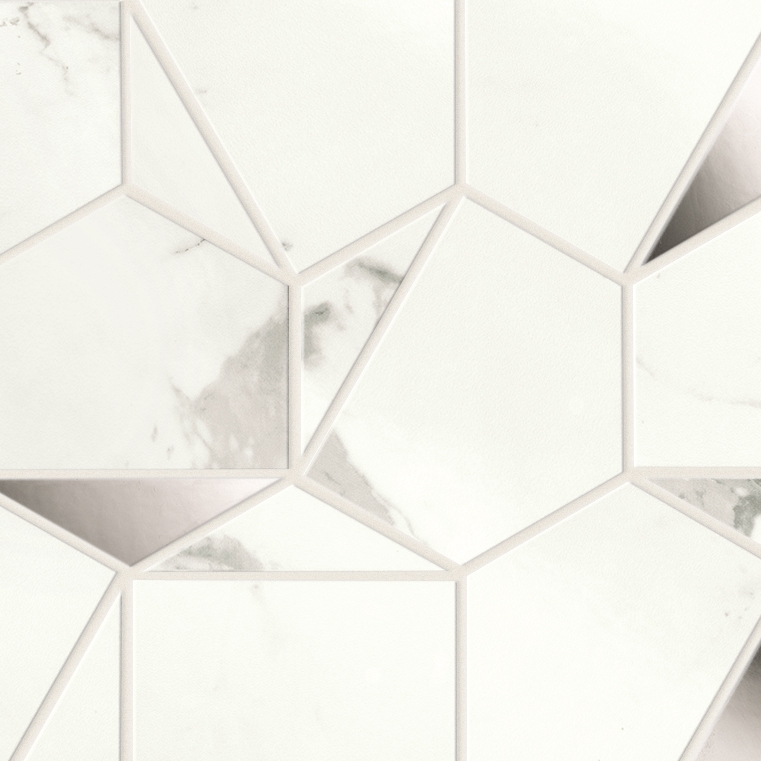Mostrar el producto Marvel Shine Statuario Supremo Platino Hex 25,1x29 del fabricante Atlas Concorde