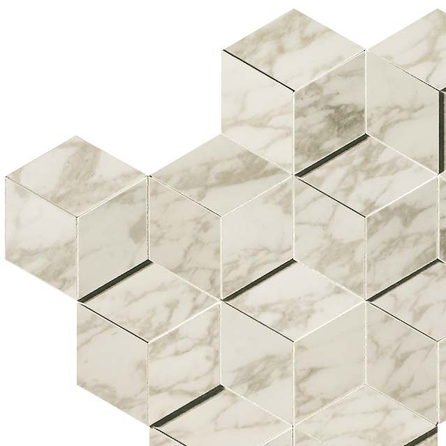 Marvel Royal Calacatta Mosaico 3D