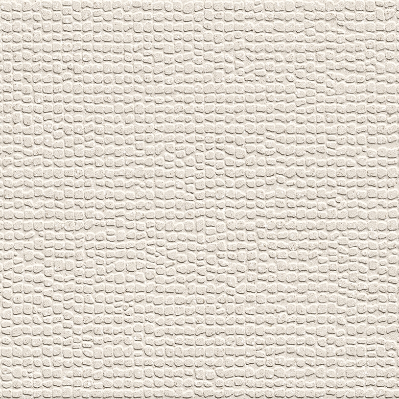 3D Squares Ivory Matt