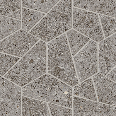 Mostrar el producto Boost Stone Smoke Mosaico Hex 25x28,5 del fabricante Atlas Concorde