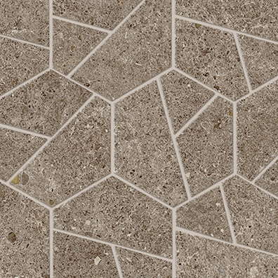 Boost Stone Taupe Mosaico Hex 25x28,5