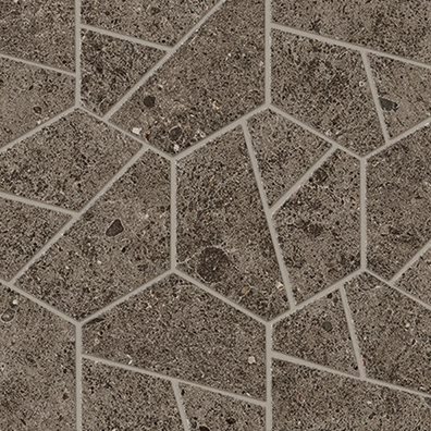Display product Boost Stone Tobacco Mosaico Hex 25x28,5 from manufacturer Atlas Concorde