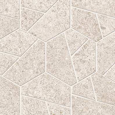 Boost Stone White Mosaico Hex 25x28,5