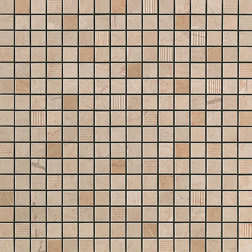 Display product Marvel Beige Mystery Mosaico 30,5x30,5 from manufacturer Atlas Concorde