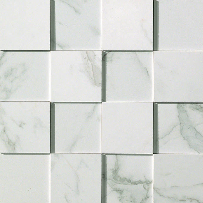 Marvel Calacatta Mosaico 3D 30x30