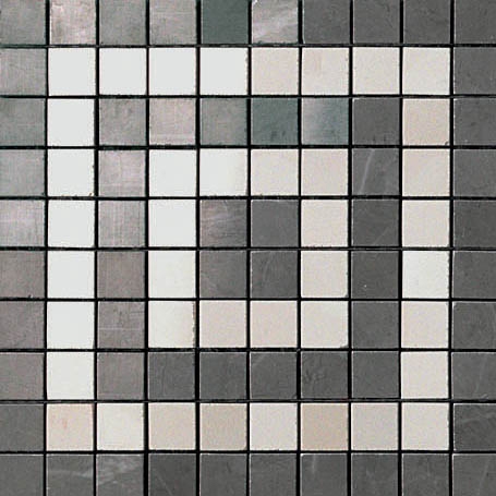 Display product Marvel Grey Moon Angolo Mosaico 18,5x18,5 from manufacturer Atlas Concorde