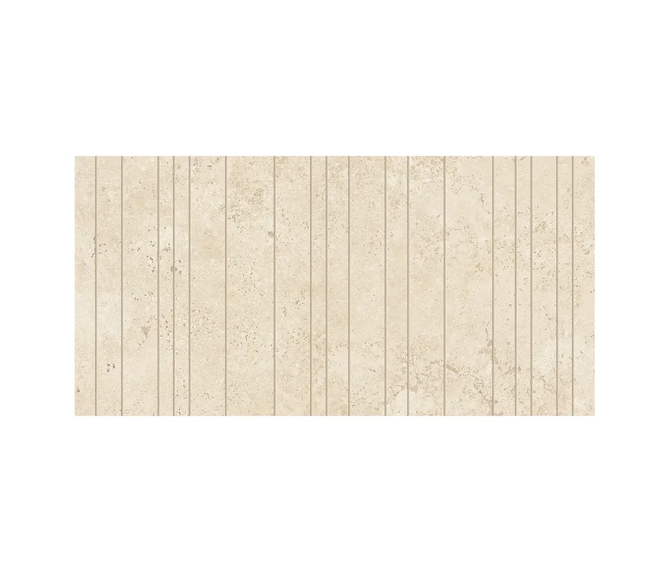 Atlas Concorde - Marvel Travertine Sand Cross Chiselled Urban Grid