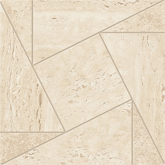 Marvel Travertine Sand Mosaico Tessellation