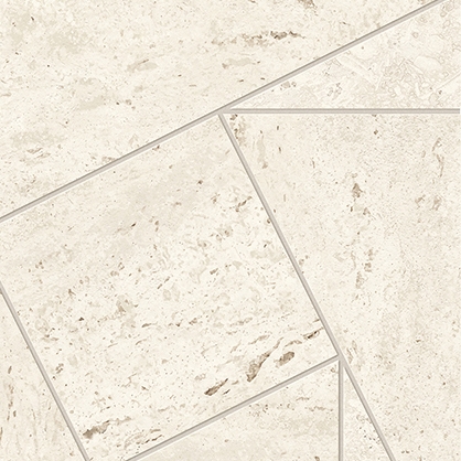 Marvel Travertine White Mosaico Tessellation