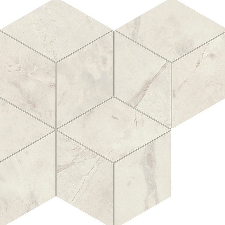 Marvel X Calacatta Perla Mosaico Esagono Silk